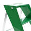 Multi - Functional Indoor Home Folding Frame In Olive , Z Shape, Foldable For Primary Living Space, Slip Surface, Can Be Side Table, Stool, Or Small Bookshelf, Made Of Abs + Steel  Q235 , Trestle