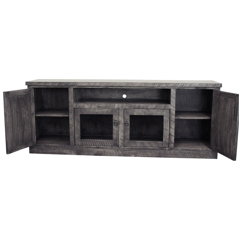 Bolebroke Media Console, Rustic Barnwood