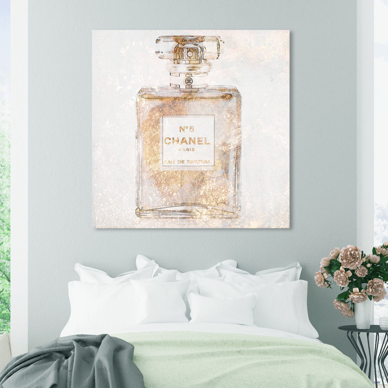 Parfum Glimmer - peinture sur toile, Toile tendue, H 30 po x l 30 po, Sans cadre