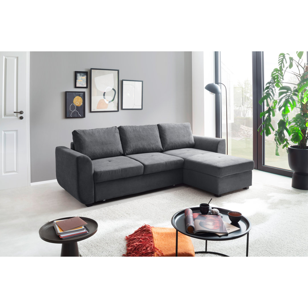 Ecksofa Kyanah mit Bettfunktion