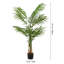 140cm Faux Palm Plant in Planter
