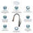 Transolid Layla Pull Out Kitchen Faucet-26308870