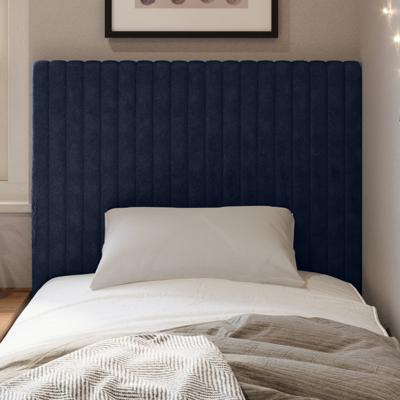Rainha? -Plush Foam Dorm Headboard -, Blue