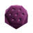 Purple, Polygon Diamond , Velvet Footrest , Comfortable, Spacious Storage, Entryway Elegant Purple With Design, Multi - Functional Storage And Seating In Bedroom, 34"l X 30.5"w 13.5"h-183460273