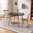 Neufeld Round Metal Base Dining Table