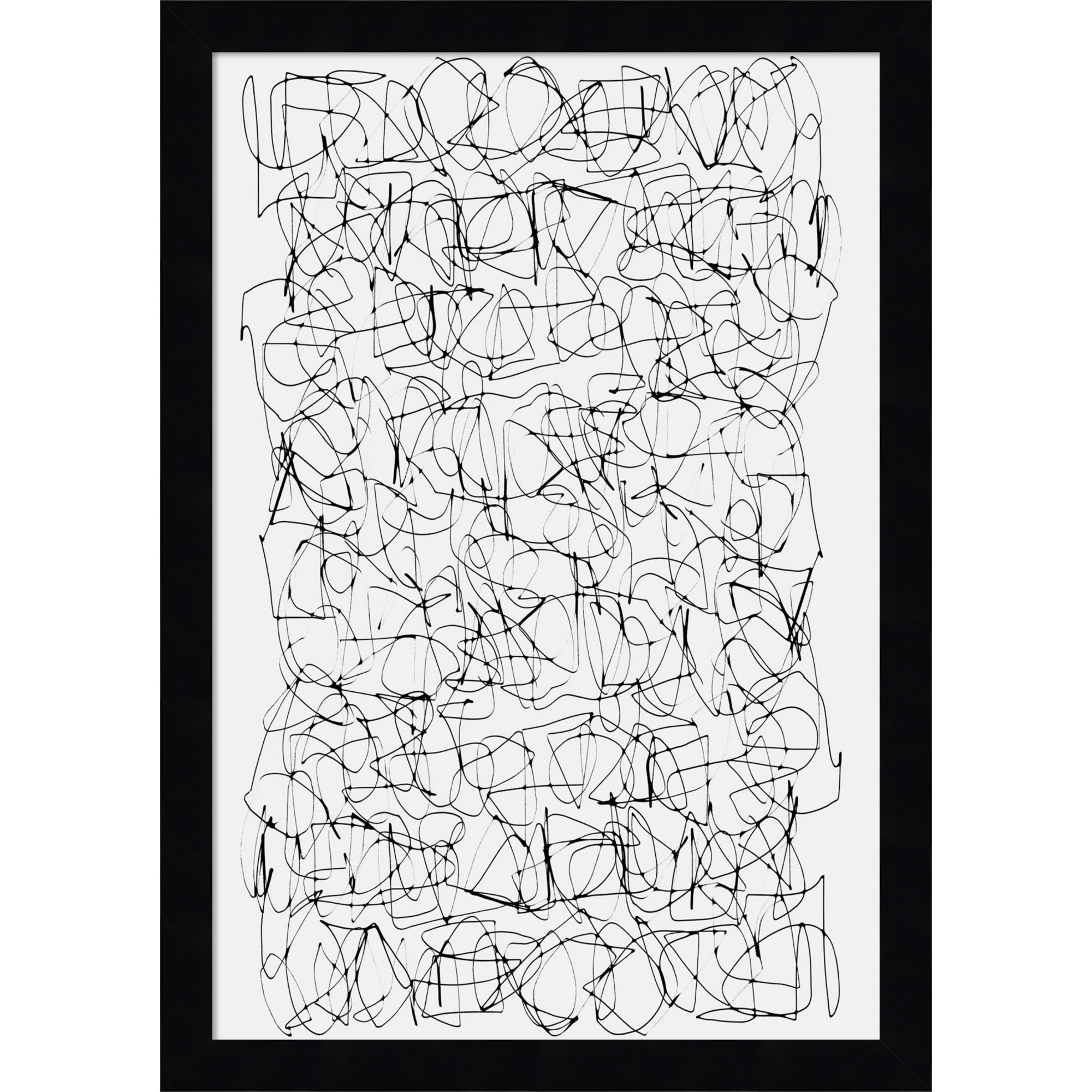 Circuitry by Dan Hobday, 17" H X 12" W, Black