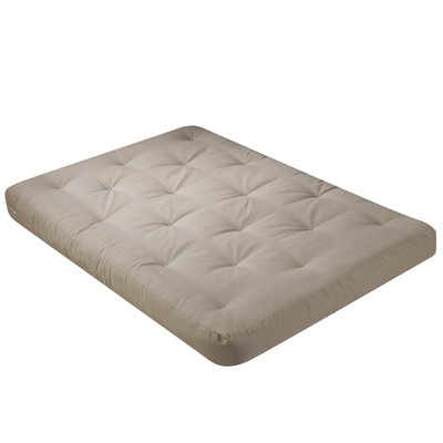 Matelas de futon en mousse viscoélastique châtaignier