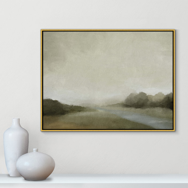 Vanora " Lovers Creek " Painting Print, 31.5" H x 41.5" W, Gold