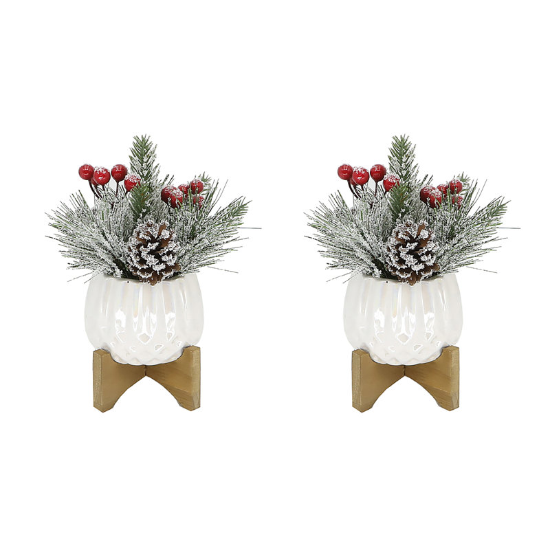 Mélange de Noël dans un pot en céramique Cupcake