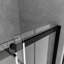 56'' - 60'' W x 74'' H Double Added Semi-Frameless Shower Door with Clear Glass