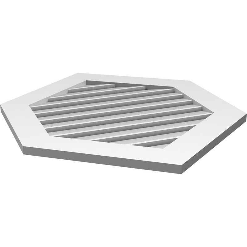 Pente verticale verticale en uréthane 9 pi, H 1 po x l 28 po x L 36 po