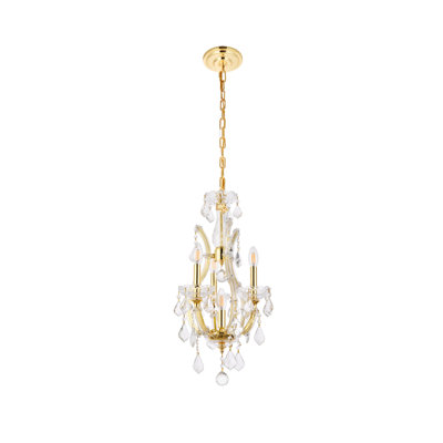 Stockard 4 - Light Glass Chandelier