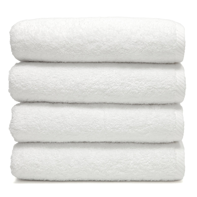 Débarbouillette douce en coton turc Soft Twist, Blanc