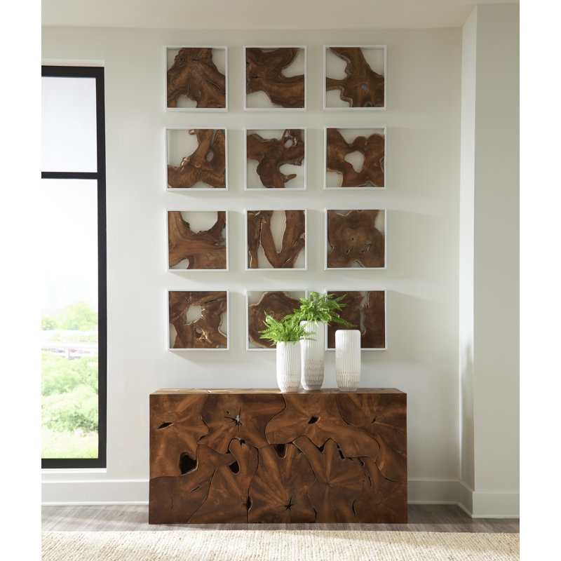 Lacuna Vase,  12"H x 6" W x 6" D