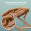 Cannes Acacia Folding Outdoor Dining Table With Umbrella Hole , 90cm W 90cm D