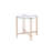 Glass Top End Table