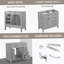 Meuble-lavabo 36 po sans lavabo, base d'armoire seulement, armoire de salle de bain-113463747