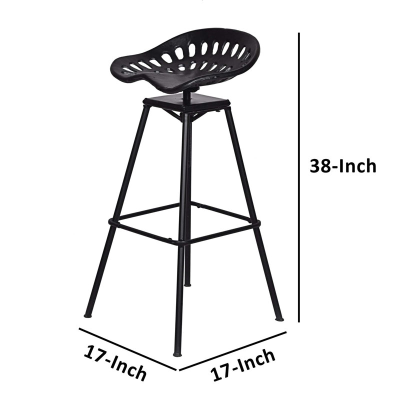 Tabouret de bar pivotant