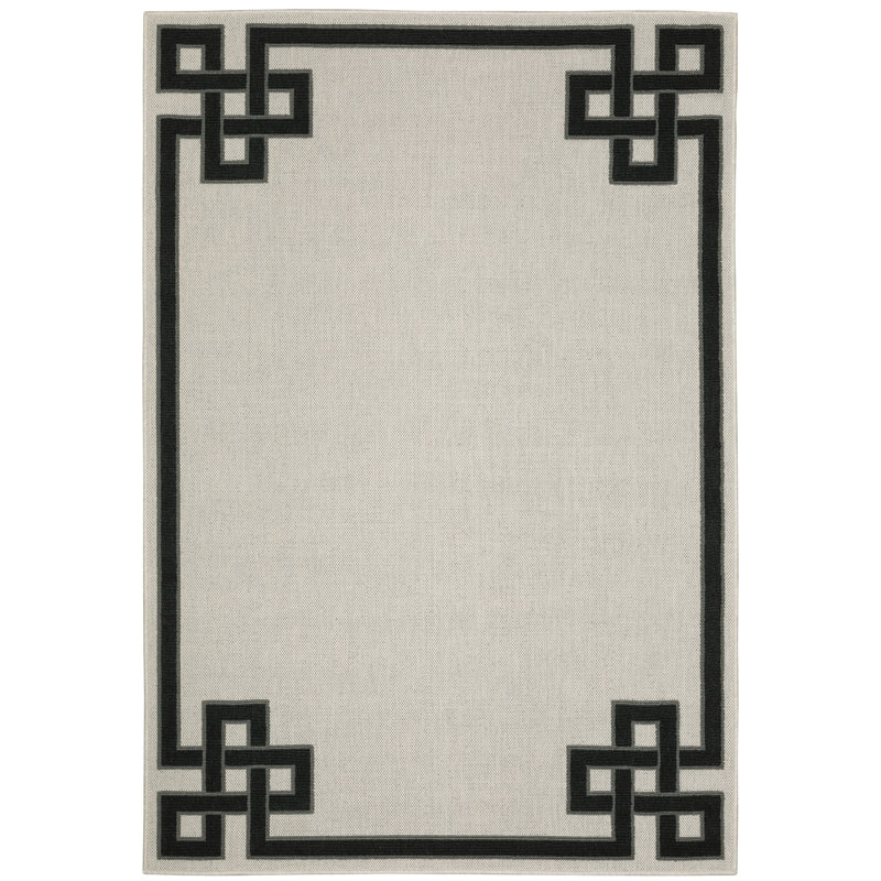 Kellyville Geometric Indoor / Outdoor Rug, Rectangle 6'7" x 9'2"