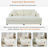 86.5" Oversized Loveseat Chaise Lounge Sectional Sofa Bed Corduroy Sleeper Sofa With Two USB Ports , Two Cup Holders And Two Throw Pillows For Living Room And Bedroom-1185231011