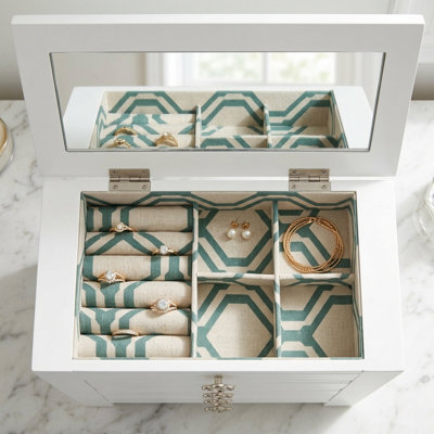 Armoire pour bijoux avec miroir Knag