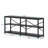 70.9" 3-Tier Industrial Console Table with X-Back
