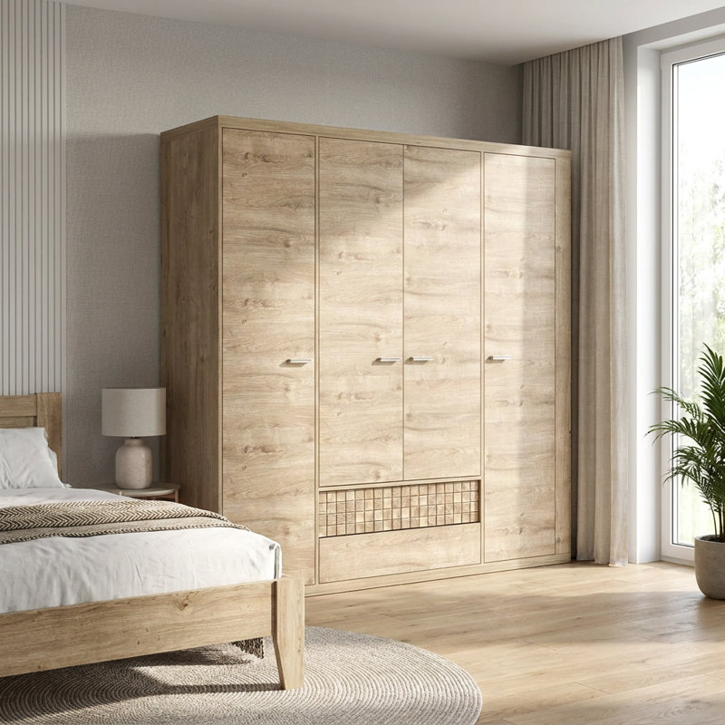 4 Door Laminate Wardrobe