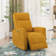 Dickie 29.1'' Wide Modern and Soft Touch Fabric Swivel and Glider Power Recliner Chair with USB Port