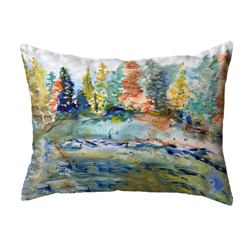 Outdoor Reversible Throw Pillow, 16" x 20"