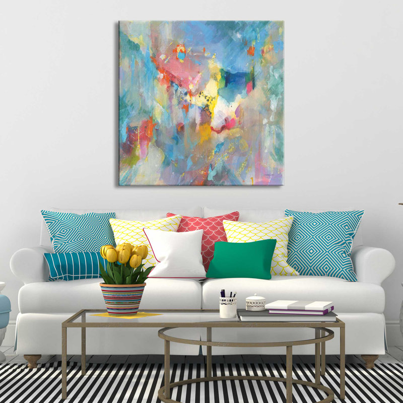 «Quasar (Square)» par Danhui Nai, reproduction, Toile tendue, H 24 po x l 24 po x P 1,5 po