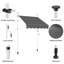 Auvent rétractable manuel pour terrasse de 118 po L-108468692-108468693
