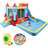 12.14' x 11' Bounce House with Two Slides and Air Blower