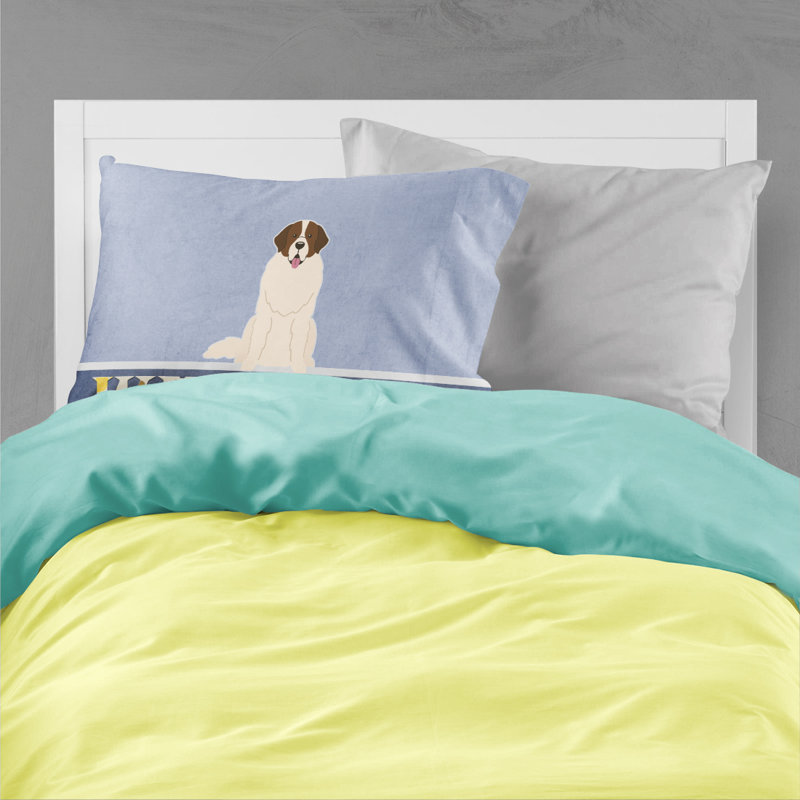 Taie d’oreiller welcome, Chien de garde de Moscou brun