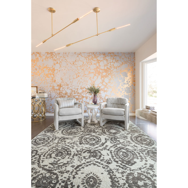 Cyrus Viscose Oriental Indoor Rug, Rectangle 2' x 3'