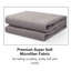 Protège-matelas chauffant en polyester pour grand lit