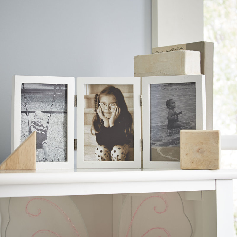 Cadre photo Smethwick Trio, Blanc, 4 po x 6 po