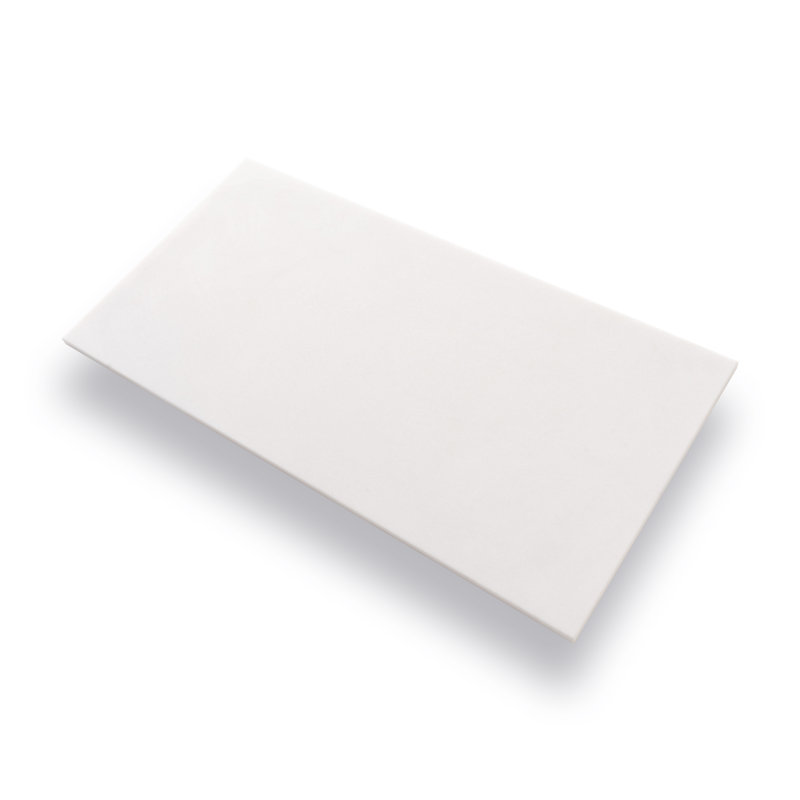 12 x 24 Wooden Marble Tile, White/Silver