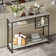 100cm Geometric Art Console Tables for Entryway, Skinny Entry Table with 4 Tier Storage Shelves, Easy to install