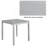 Versatile Small Space Dining Table, Solid Wood And Mdf, Modern Design For Kitchen Or Home