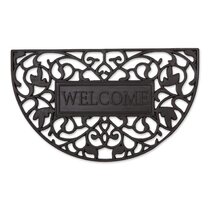 Prestia Entrance Door Mats, 30 x 60, Durable Large Outdoor Rug, Non-Slip Welcome Doormat Bloomsbury Market