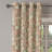 Latitude Run® Abstract Grommet Curtain Decorative 2-Panel Window Drapes, 50"x96", Redwood Tan Red-307717890