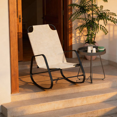 Siège relaxant, chaise berçante d'extérieur