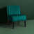 Velours vert