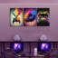3 Piece Wrapped Canvas Print-675595175