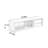 Solid Wood Expandable TV Stand Stylish Storage
