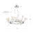 12 - Light Dimmable Geometric Chandelier Tree Like Lamp