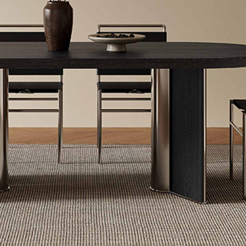 Table de salle à manger haut de gamme, 7 pièces : table, 6 chaises, H 30,31 po x l 70,86 po x P 31,49 po