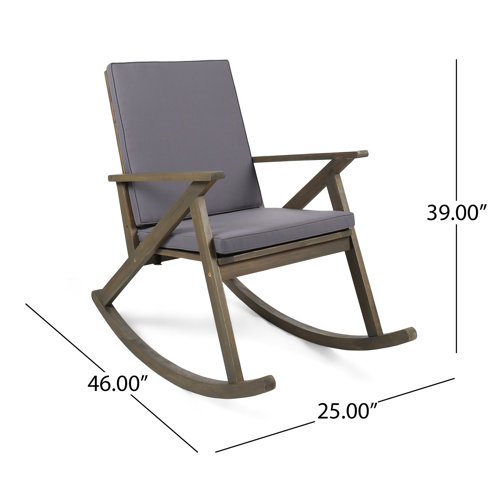 George Oliver Gerling Outdoor Rocker Chair & Reviews | Wayfair