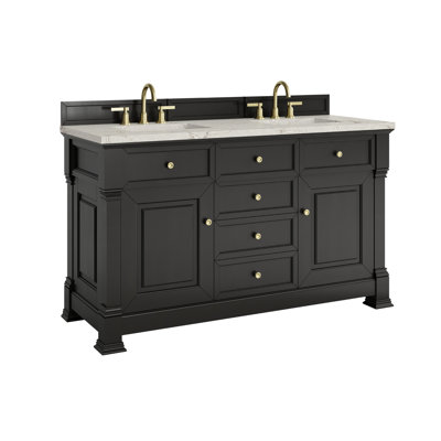 Meuble-lavabo double l 60 po Brookfield