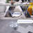 50" Glass And Stainless Steel Coffee Table-111565851